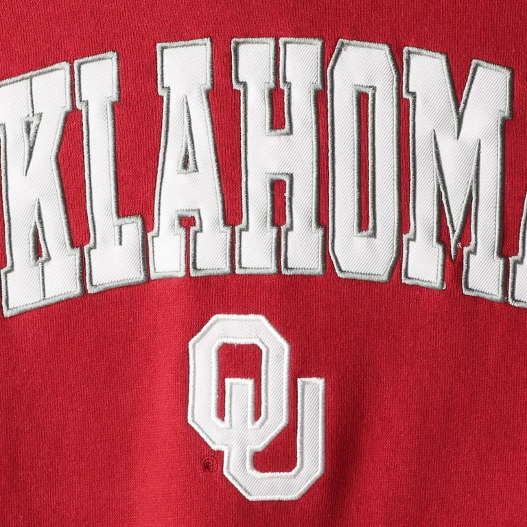 Youth Colosseum Crimson Oklahoma Sooners 2 Hit Team Pullover