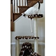 thumbnail image 6 of Armarkat Classic Cat Tree Model A6601, 66 inch Saddle Brwon W/White Paw Print, 6 of 8