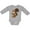 AC-Heather Grey, variant on Inktastic Squirrel Boys or Girls Long Sleeve Baby Bodysuit