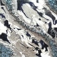 thumbnail image 2 of Great Art Now Blue Silver Marble II by Lee C, Canvas Wall Art, 18W x 18H, 2 of 2