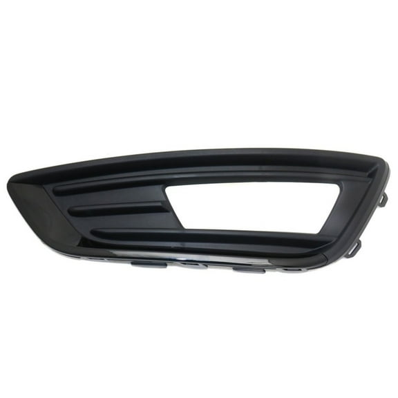 For Ford Focus 2015 2016 2017 2018 Fog Light Trim Driver Side | Front | Painted/Matte-Black | With Fog | SE Model | Replacement For FO1038158 | FM5Z17B814AB