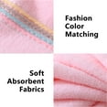 thumbnail image 7 of Kezqiaxn Microfiber Towel Pool Towels Cotton Adult Household Face Wash Bath Towel Thickened Lint Hot Compress Bath Towels for Gym Pool Yoga Hotel Shower Pink 13.38*29.13Inch, 7 of 7