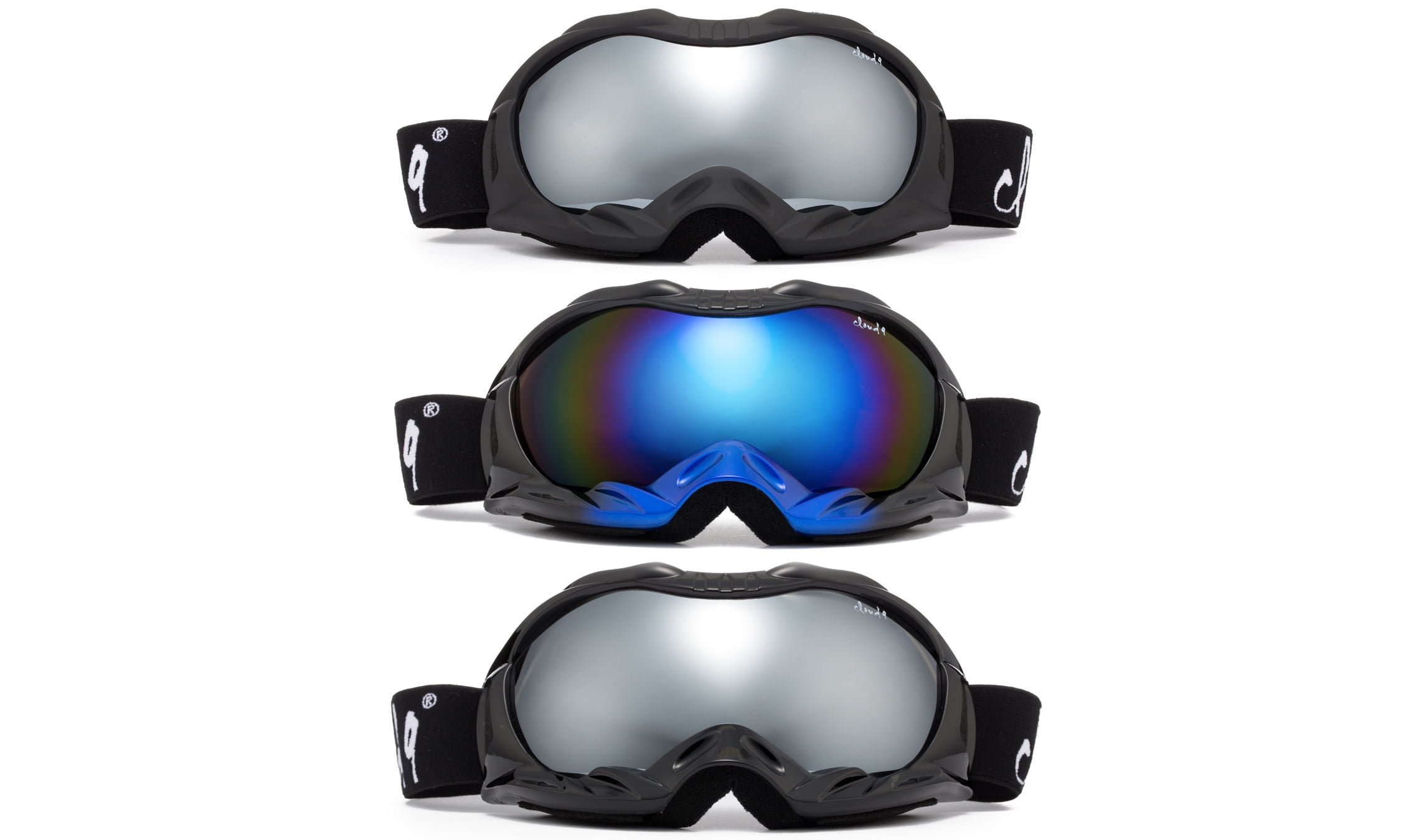 Cloud 9 Snow Goggles "Poptart" Anti-Fog Windproof UV400 Dual Lens Snowboarding Ski Spherical Lenses (1 Pair... by