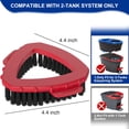 thumbnail image 3 of UYGDUY-Mop Scrubber Attachment Scrub Brush Head for O-Cedar 2-Tank Spin Mop Scrubber Accessories Scrubber Mops Head for Ocedar Floor Cleaning Mops Replacement, 3 of 4