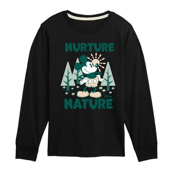 Disney - Mickey Nature - Toddler & Youth Long Sleeve Graphic T-Shirt