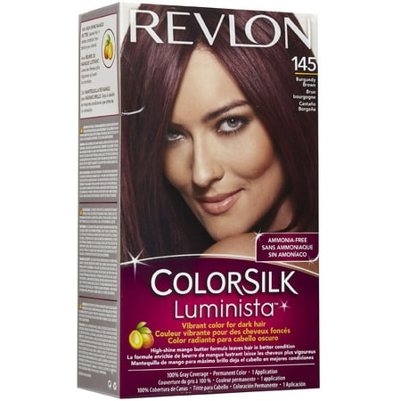 Revlon ColorSilk Luminista Hair Color 145 Burgundy  Brown 