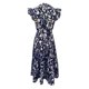 thumbnail image 3 of WILLBEST Vestidos Primavera Verano 2025 Vestido Informal Holgado Con Cuello En V Y Estampado Plisado Para Mujer, 3 of 3