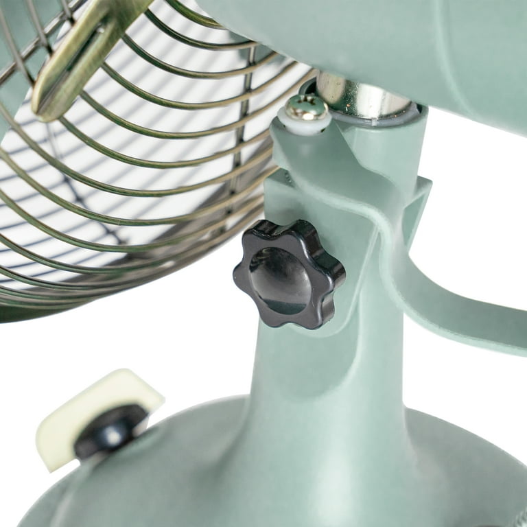 Better Homes & Gardens New 8 in Sage Vintage Table Fan with