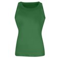 thumbnail image 5 of JULMCOMO Ribbed Knit Tank Tops for Women Crew Neck Casual Comfy Summer Tank Tops Sleeveless Stretchy Solid Slim Fit Shirts Green M, 5 of 5