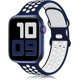 thumbnail image 1 of Sport Band Compatible for Apple Watch Bands 42mm 44mm 45mm, Breathable Soft Silicone Sport Replacement Strap Women Men Compatible for iWatch Series 7/, 1 of 4
