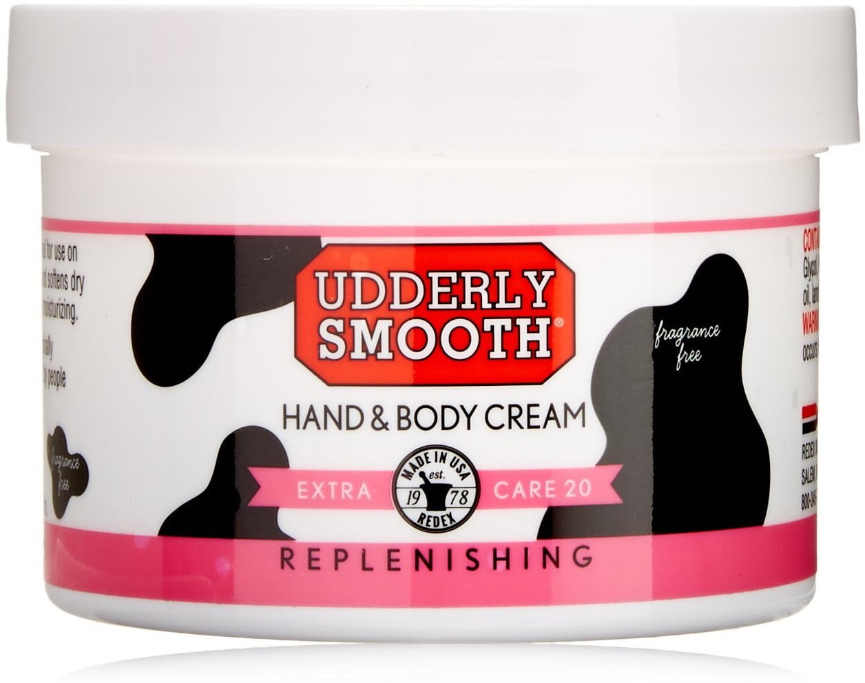 Udderly Smooth Extra Care Cream with 20% Urea, Replenishing, 8 Oz - Walmart...