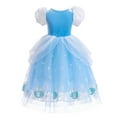 thumbnail image 2 of Cinderella Costume for Girls Kids Blue Princess Dress with Accessories Halloween Birthday Party Outfits, 2 of 6