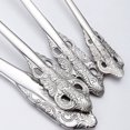 thumbnail image 4 of Coofit Ensemble de Couverts en Acier Inoxydable : 4 Pcs Cuillère de Service Fourchette Couteau Couverts, 4 of 9