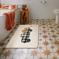 thumbnail image 2 of Xsinufn Fall Bathroom Rugs,Truck Buffalo Plaid Pumpkin Autumn Bath Rugs for Bathroom Non-Slip and Washable,Soft Absorbent Quick Dry Diatomaceous Earth Bath Mats Inside Entryway Door Mat 17"x27", 2 of 5