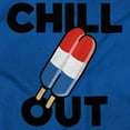 thumbnail image 2 of Retro Chill Out Food Pun Popsicle Plus Size Graphic Tank Top Brisco Brands 2X, 2 of 5