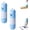 2pcs Blue, variant on 2-in-1 Box Cutter & Thermal Paper Eraser, Water-Based Correction Marker Safe Ink, Portable Mini Cutter Design, Perfect for Shipping Labels Receipts Mail Packages Address Privacy (Pink)