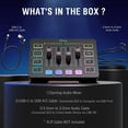 thumbnail image 2 of FIFINE Gaming PC Audio Mixer for Streaming, DJ Mixer with Volume Fader, XLR Microphone Interface, Voice Change, Channel Control,, 2 of 7