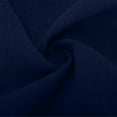 thumbnail image 4 of Daiosportswear Robe d'Été pour Femmes Col Rond Manches Courtes Mélange Coton Lin Ample Couleur Unie Poche Mode Jupe Mini, Robe Manches Courtes Bleue G(L), 4 of 7