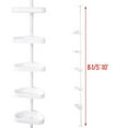 thumbnail image 1 of Koval Inc. Tub Shower Caddy Bathroom Organizer Tension Pole W Baskets, 1 of 5