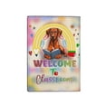 thumbnail image 2 of Welcome to Rhodesian Ridgeback Classroom Teacher Dog Mom Travel Passport Wallet Ridgebacks Dog Lover Gifts PU Leather Passport Holder Cover - 02015, 2 of 5