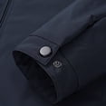 thumbnail image 6 of LYSMORA 2026 Men's Lapel Collar Padded Insulated Winter Jacket, Zip Side Pockets Straight Cuff Loose Fit Windproof Business Warm Outerwear, 6 of 7
