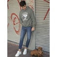 thumbnail image 2 of Cool Dog, Man! Hoodie Men -Image by Shutterstock, Male Large, 2 of 4