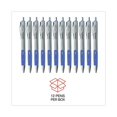thumbnail image 4 of Comfort Grip Gel Pen, Retractable, Medium 0.7 Mm, Blue Ink, Silver Barrel, Dozen | Bundle of 2 Dozen, 4 of 5