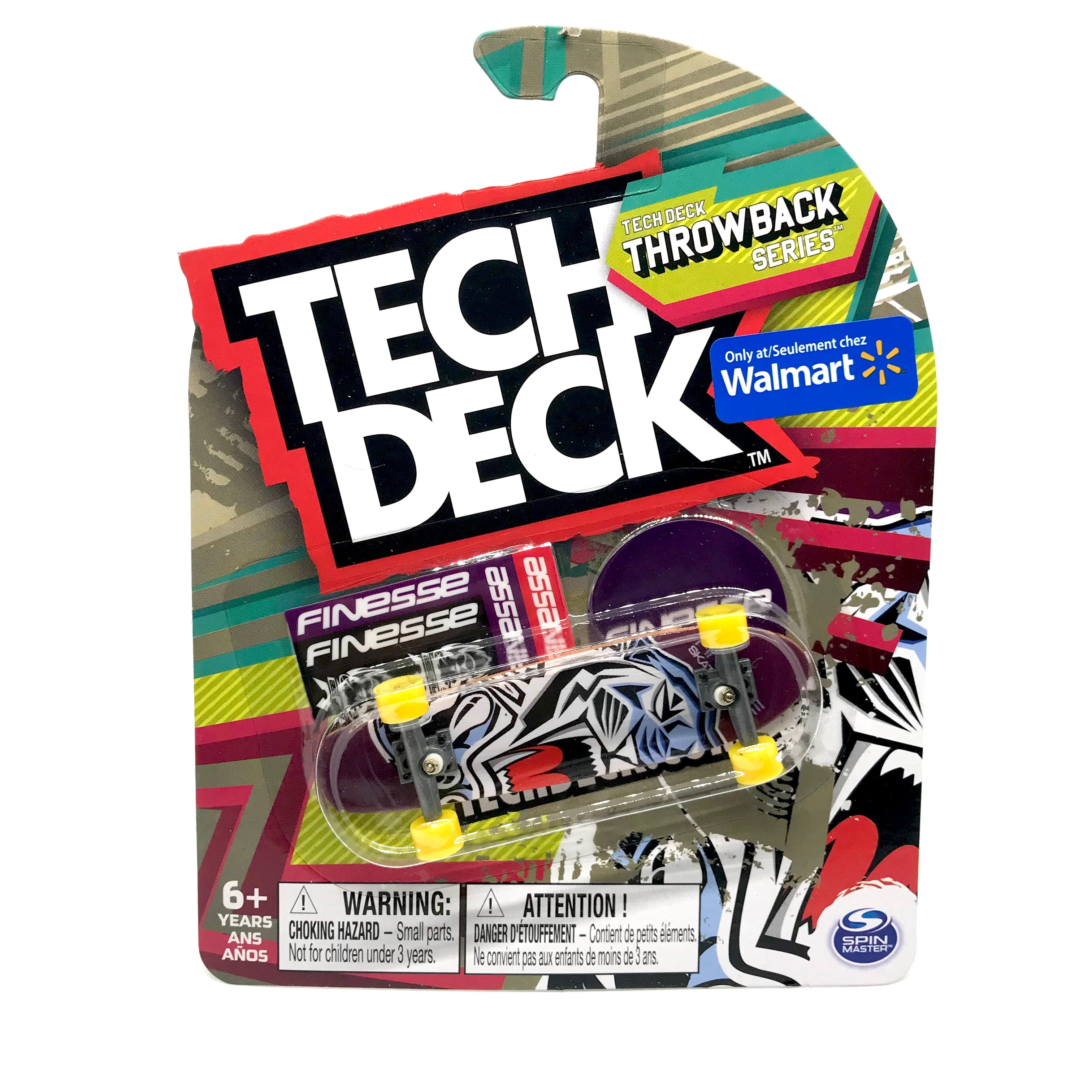 Tech Deck Throwback Series Finesse Skateboards Walmart Exclusive