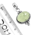 thumbnail image 2 of 925 Sterling Silver Pendant Natural Prehnite Handmade Jewelry, 2 of 4