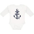 thumbnail image 3 of Inktastic 1st Birthday anchor Boys or Girls Long Sleeve Baby Bodysuit, 3 of 5