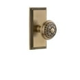 thumbnail image 2 of Grandeur Carwin_Prv_234 Carre Solid Brass Rose Privacy Door Knob Set - Brass, 2 of 6