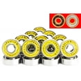 thumbnail image 4 of 16Pcs Skateboard Bearings ABEC 9 Precision with Storage Box Organizers for Longboard, Mini Cruisers, Scooter, Roller Skates, Inline Wheels Yellow, 4 of 7