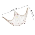 thumbnail image 2 of SKISUNO Pared Fishing Net Decorativa Con De Y Adornos De Conchas Náuticas, 2 of 8