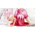 thumbnail image 5 of HAPPY BAY Women's Viscose Summer Beach Front Open Cover ups Beachwear Duster Kimono Cardigan for Women L-XL Raspberry, Tie Dye, 5 of 6