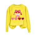 thumbnail image 3 of YUNAFFT Valentine's Day Sweatshirt for Women Soft Printed Long Sleeve Round Neck Casual Loose Fit Pullover, 3 of 5