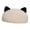Beige, variant on Vintage Inspired Cloche Hat for Women 1920s Flapper Style Hat Women Cat Ear Color Bblocking Knitting Beret Warm Wool Hat Artist Hat