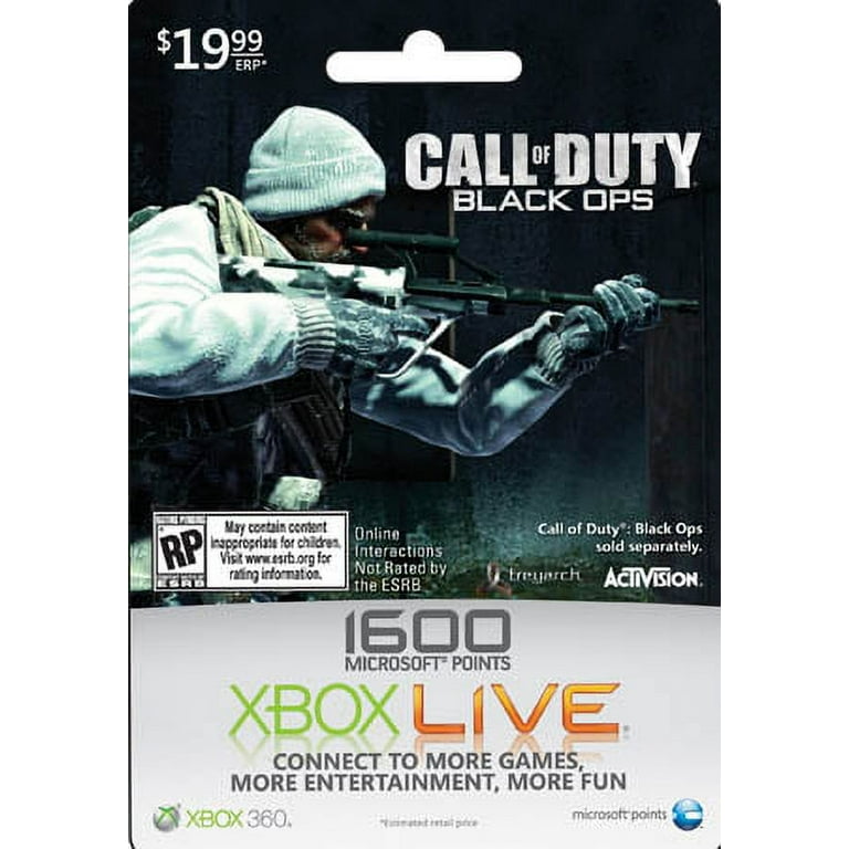 Xbox live cod discount