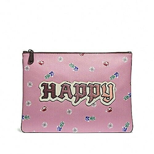 large white clutch bag
