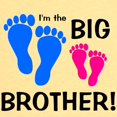 thumbnail image 3 of CafePress - Big Brother Baby Footprints Toddler T Shirt - Cute Toddler T-Shirt, 100% Cotton, 3 of 4