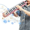 thumbnail image 3 of 37 Keys Melodica Instrument, Professional Melodica Musical Instrument with 2 Soft Blow Pipe 2 Blowing with Carrying Bag for Beginners Adults, 3 of 7