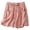 198Pink878, variant on CAIVO Women Summer Linen Blend Wide Leg Shorts Elastic Waist Comfortable Casual Retro Style Loose Fit Cropped Birthday Outdoor Work Solid Color Bottoms
