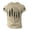 Khaki, variant on CIENVNSTG Soft Breathable Slim Fit Independence Day Mens T Shirts Short Sleeve Crew Neck Distressed USA Flag Print Arm Patch Detail Vintage Casual Daily Spring Summer 250 Anniversary Tops Gray M