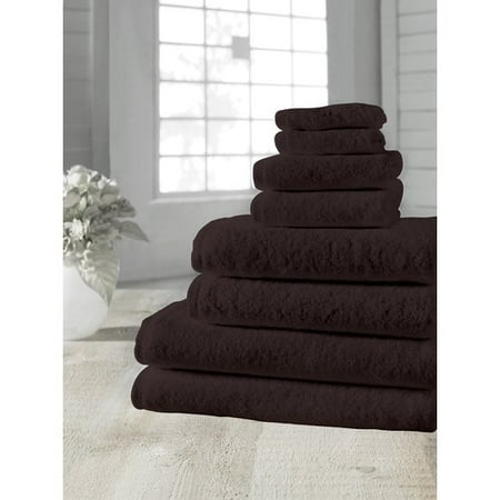 Textured White Bath Exhaust - Makroteks Textile L.L.C. Salbakos Arsenal 8 Piece Turkish Cotton Towel Set