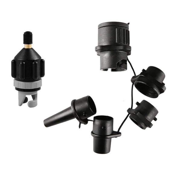 Lerpwige Inflatable Pumps Adaptor Converter with 4 Nozzles Paddleboard Pumps Attachment