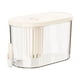 thumbnail image 1 of Dispensador de bebidas heladas para refrigerador Dispensador de bebidas con grifo para leche Inicio beige, 1 of 9