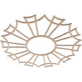 thumbnail image 2 of 38"OD x 13 3/8"ID x 1/4"T Augustus Wood Fretwork Pierced Ceiling Medallion, Alder, 2 of 3