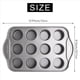 thumbnail image 4 of 2X Mini Platillo para Pastel de Queso de 12 Cavidades con Fondo Desmontable de 24 Piezas, 4 of 5