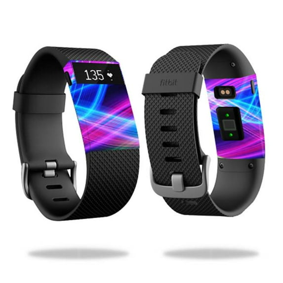 MightySkins FITCHARHR-Light Waves Skin for Fitbit Charge HR Watch Cover Wrap Sticker - Light Waves