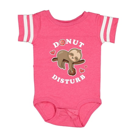 

Inktastic Donut Disturb Sloth Gift Baby Boy or Baby Girl Bodysuit