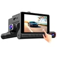 thumbnail image 2 of Binmer Dash Camera For Cars 1080P HD Dash Cam Front 4 Inch Screen Dashboard Camera With 170° Wide Angle Super Night Vision, HDR, Loop Recording, Parking Monitor, 2 of 9